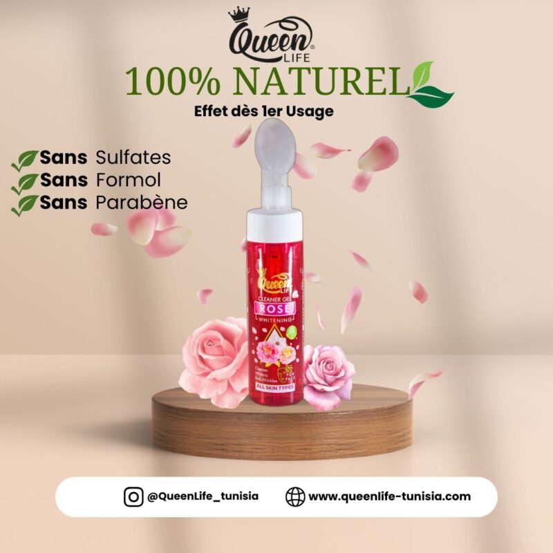 Gel Nettoyant Rose – Nettoyage Profond & Peau Éclatante