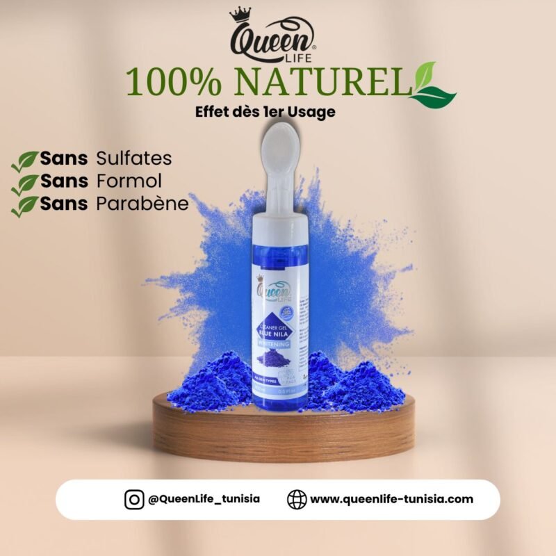 Gel Nettoyant Nila Bleu – Nettoyage Profond & Éclat Pur